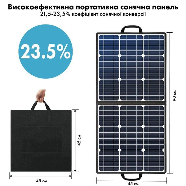 Солнечная панель Flashfish 50W 18V Foldable Solar Panel фото