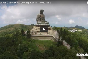 DJI Phantom 2 Vision+ Footage: Big Buddha in Hong Kong